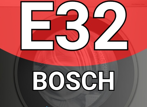 Ошибка E32 на стиральной машине Bosch