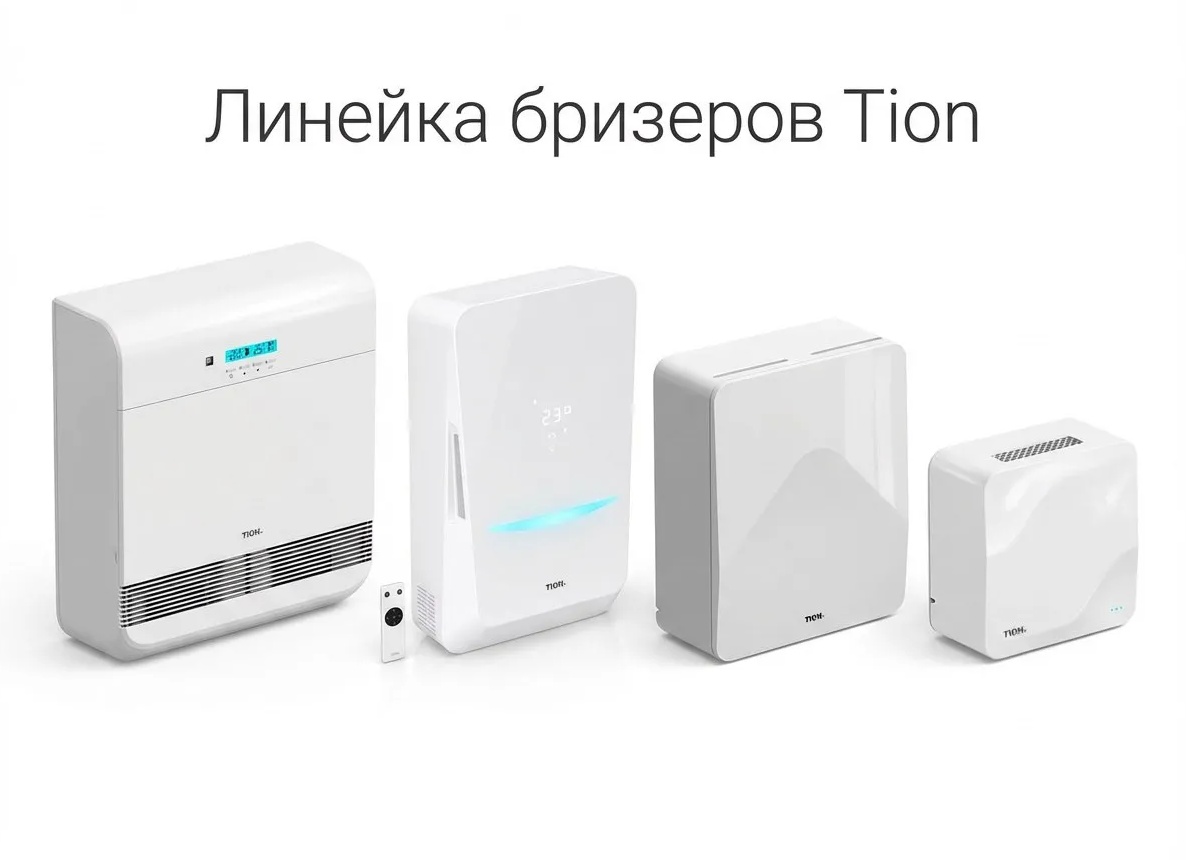 Бризеры Tion: обзор линейки приточных устройств. Что такое тион в вентиляции.