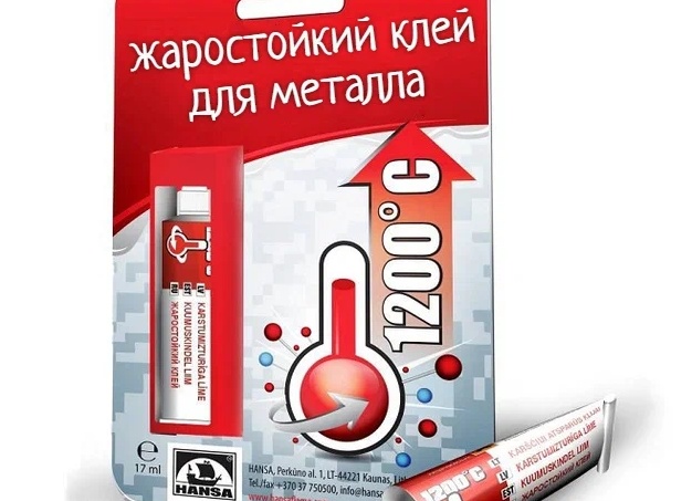Высокотемпературный клей для металла