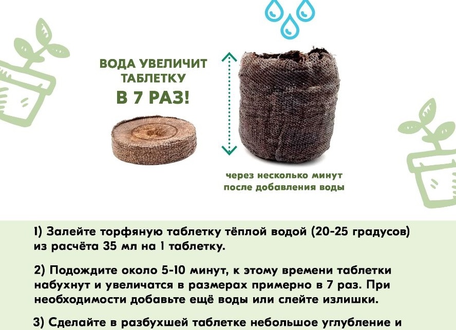 Торфяные таблетки: для чего нужны и как их правильно использовать
