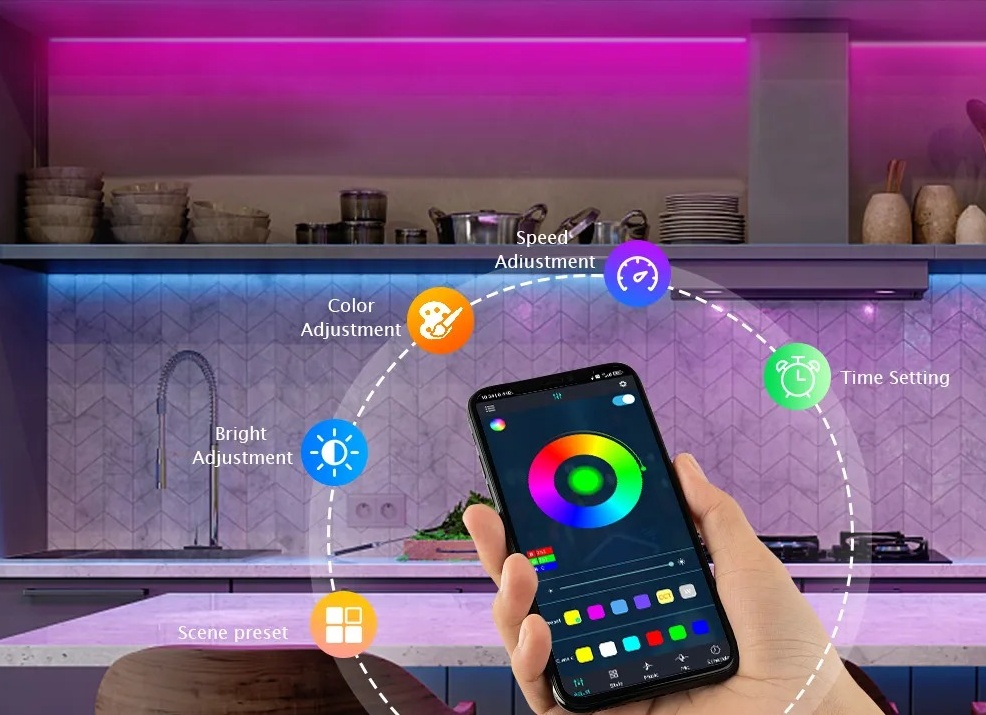 Как управлять светодиодной лентой при помощи смартфона