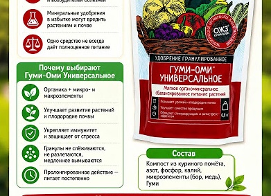 Удобрение Гуми-Оми Рассада. Гуми оми для рассады как пользоваться.
