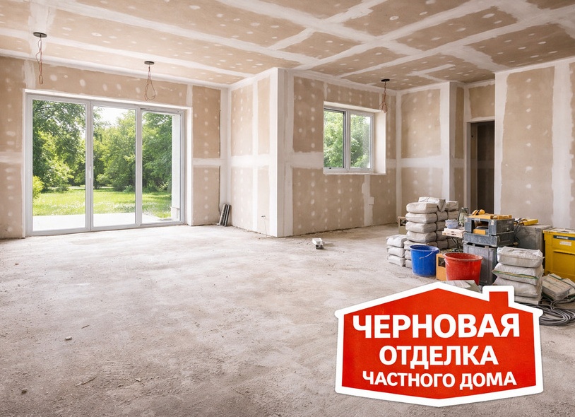 Что включает черновая отделка загородного дома