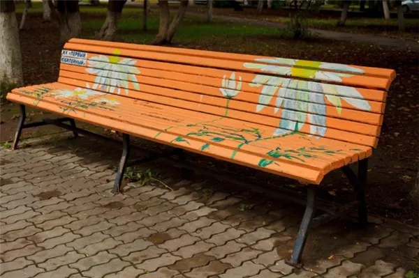 Чем покрасить скамейку из древесины. Чем красить скамейку на улице. 21