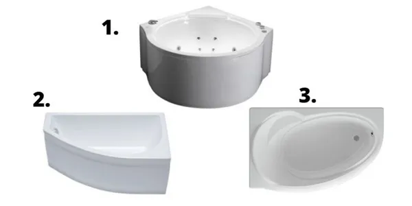 Размеры угловых ванн: какие бывают и как выбрать, типы и фото идеи