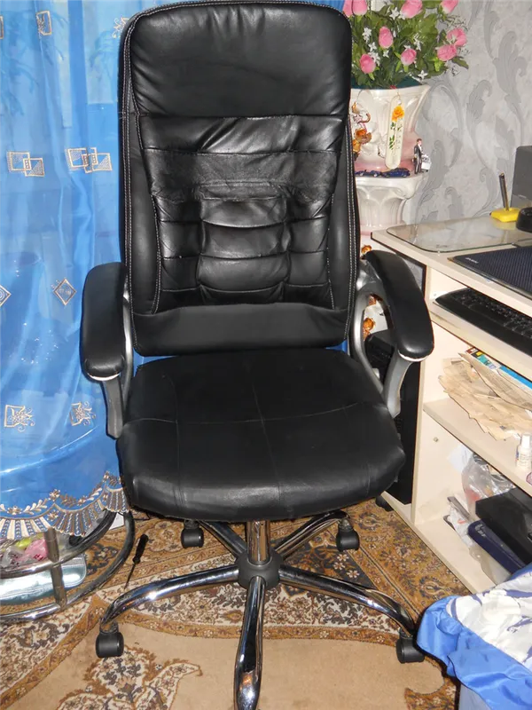 кресло компьютерное два черных