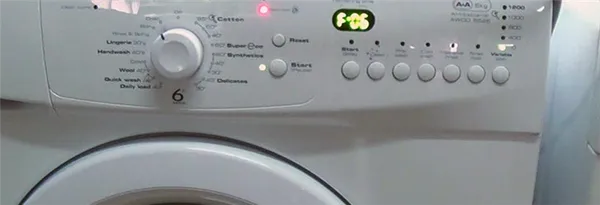 Ошибка программы стиральной машины