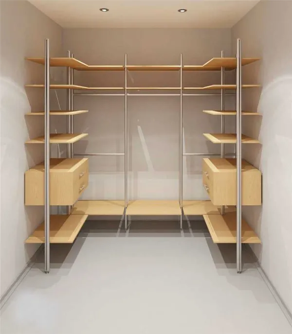 Маленькая гардеробная комната. Как оформить гардеробную комнату небольшого размера. 34