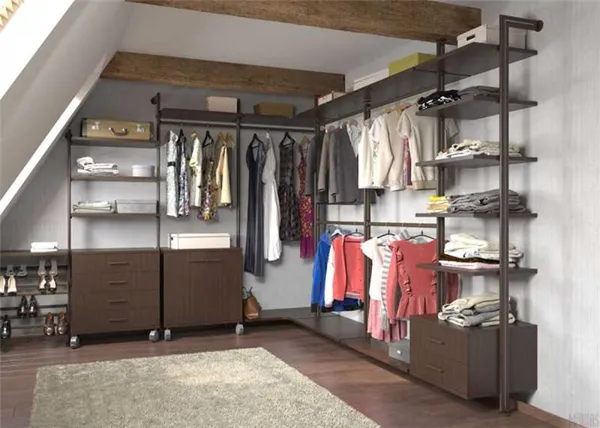 Маленькая гардеробная комната. Как оформить гардеробную комнату небольшого размера. 47