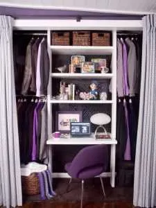 Маленькая гардеробная комната. Как оформить гардеробную комнату небольшого размера. 11