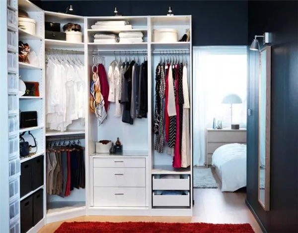 Маленькая гардеробная комната. Как оформить гардеробную комнату небольшого размера. 5