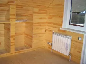 фото отделка деревянного дома внутри вагонкой 
