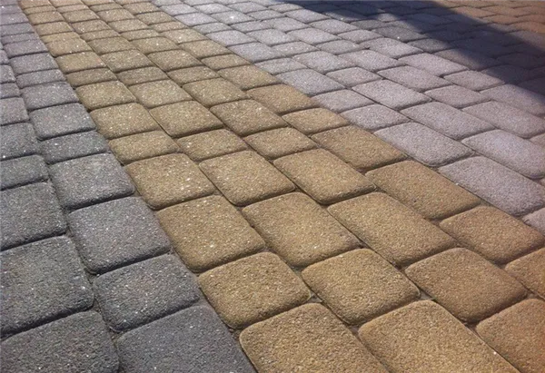 красиво постеленная тротуарная плитки