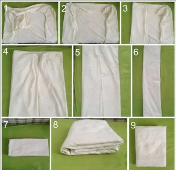 Как правильно гладить простынь на резинке. Как гладить простынь на резинке. 16