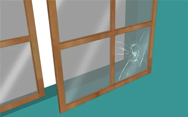 Замена разбитого стекла в окне