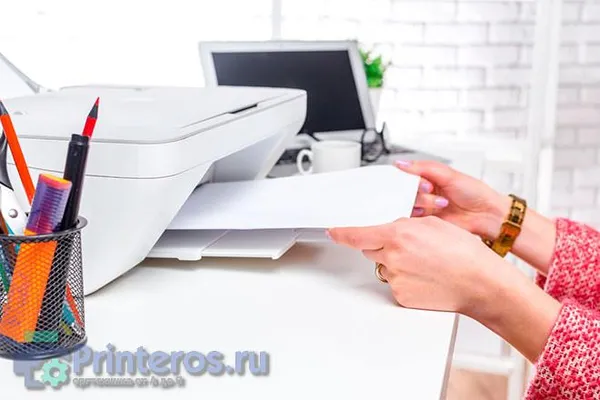 Процесс использования принтера