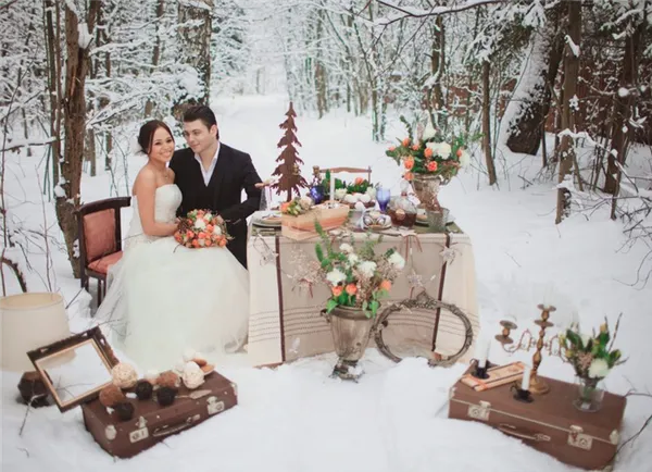 Зимние виды добавят особое очарование в вашу свадьбу 