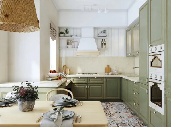 Как выбрать цвет кухонной столешницы: самые практичные и стильные решения. Цвет столешницы для кухни как правильно подбирать. 23