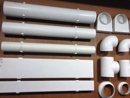 Вентиляционные пластиковые трубы для вытяжки: нюансы выбора и монтажа. Как называется труба для вытяжки на кухне. 3