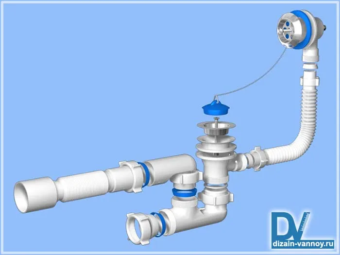 Сифон для ванны: всё о шедевре сантехнической эволюции 17