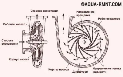 Устройство и принцип действия самовсасывающих насосов 3