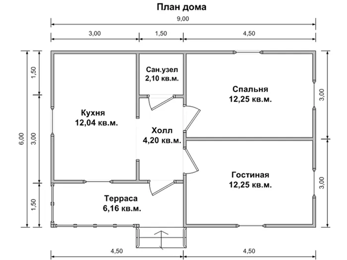 Вариант планировки