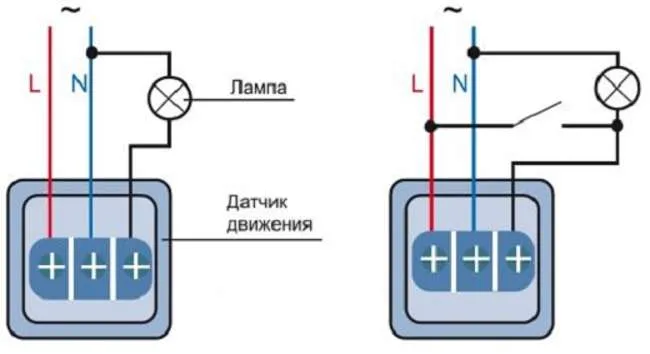 схема подключения датчика к светодиодной ленте