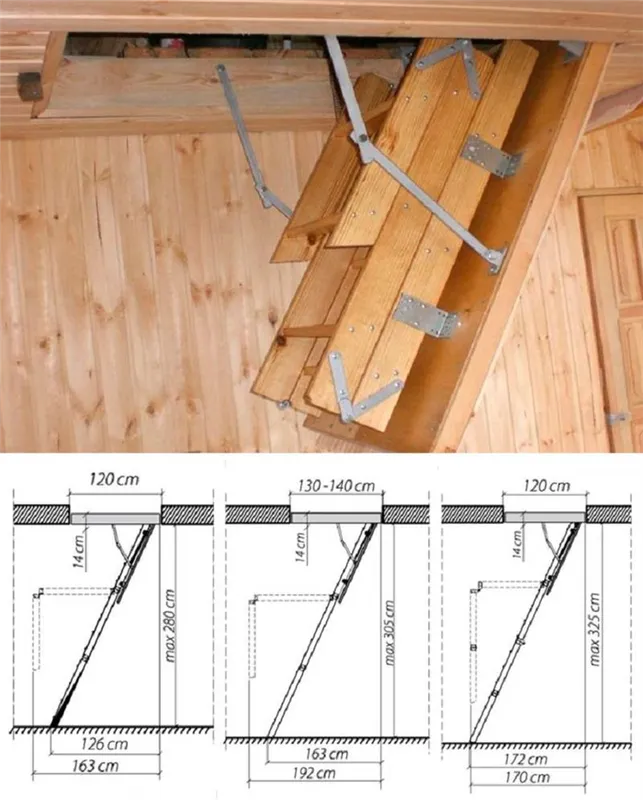 Изготовление складной чердачной лестницы 16