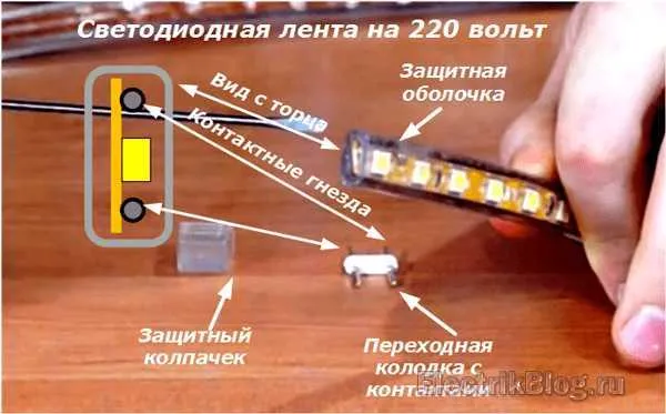 Как подключить светодиодную ленту с рекомендациями по выбору провода и монтажу.