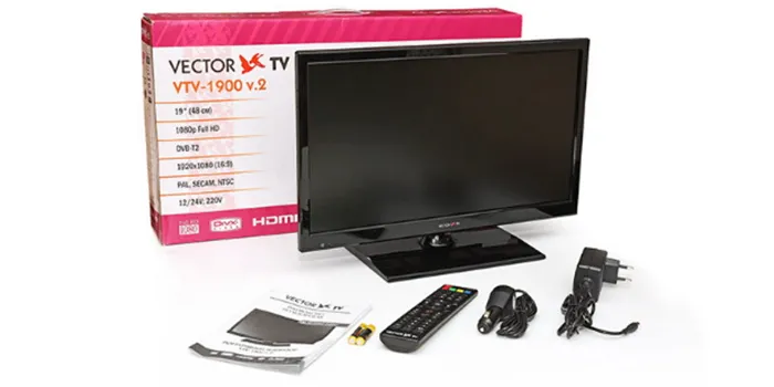 Автомобильный телевизор Vector-TV VTV-1900 v.2