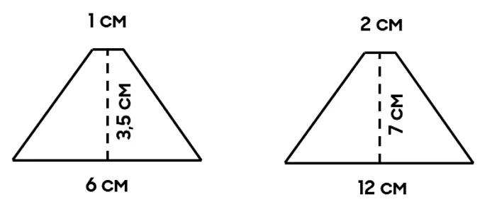 Чертеж трапеции для телефона и для планшета.