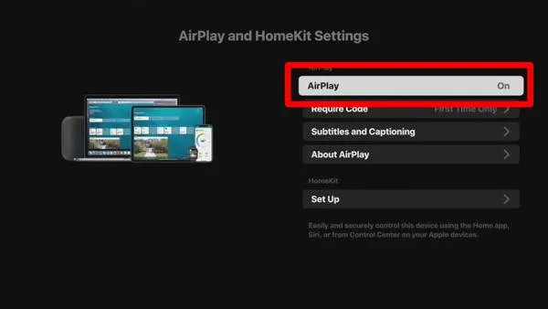 Roku TV встроенный. Airplay