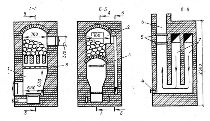 Какая толщина металла для печки бани. Чертежи самодельных банных печей из металла 3
