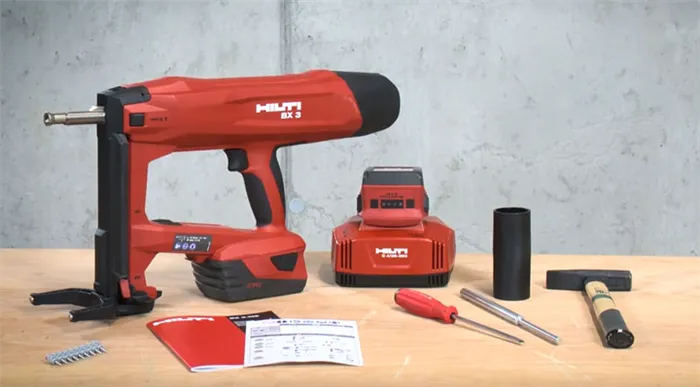 комплект аккумуляторного монтажного пистолета Hilti