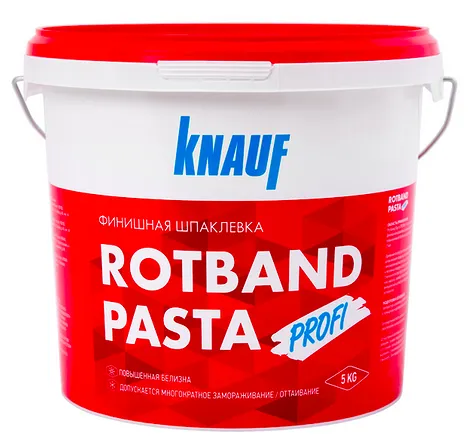 Шпаклёвка финишная Knauf Ротбанд Паста Профи, 5 кг