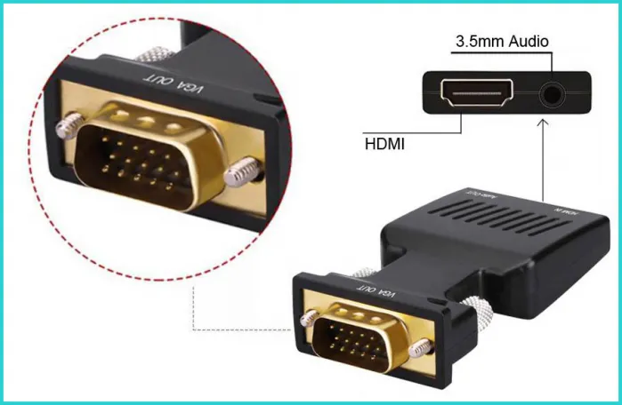 Самый распространённый видео конвертер VGA-HDMI