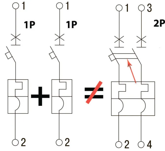 Отличие однополюсного автомата от двухполюсного